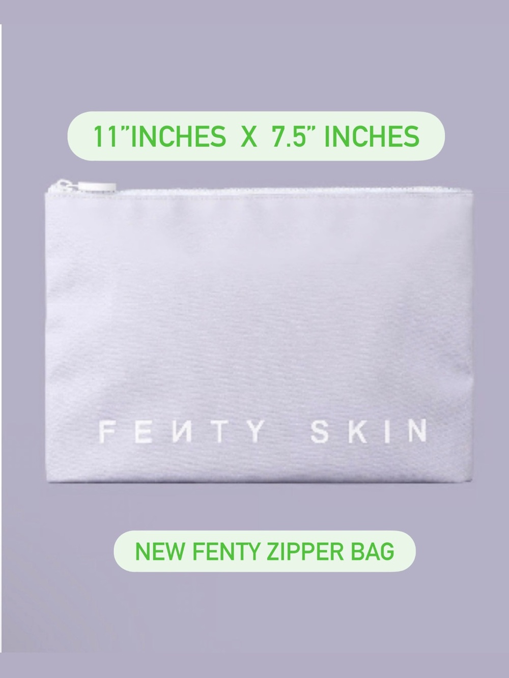 New FENTY Beauty Logo Large Makeup Bag Cosmetic